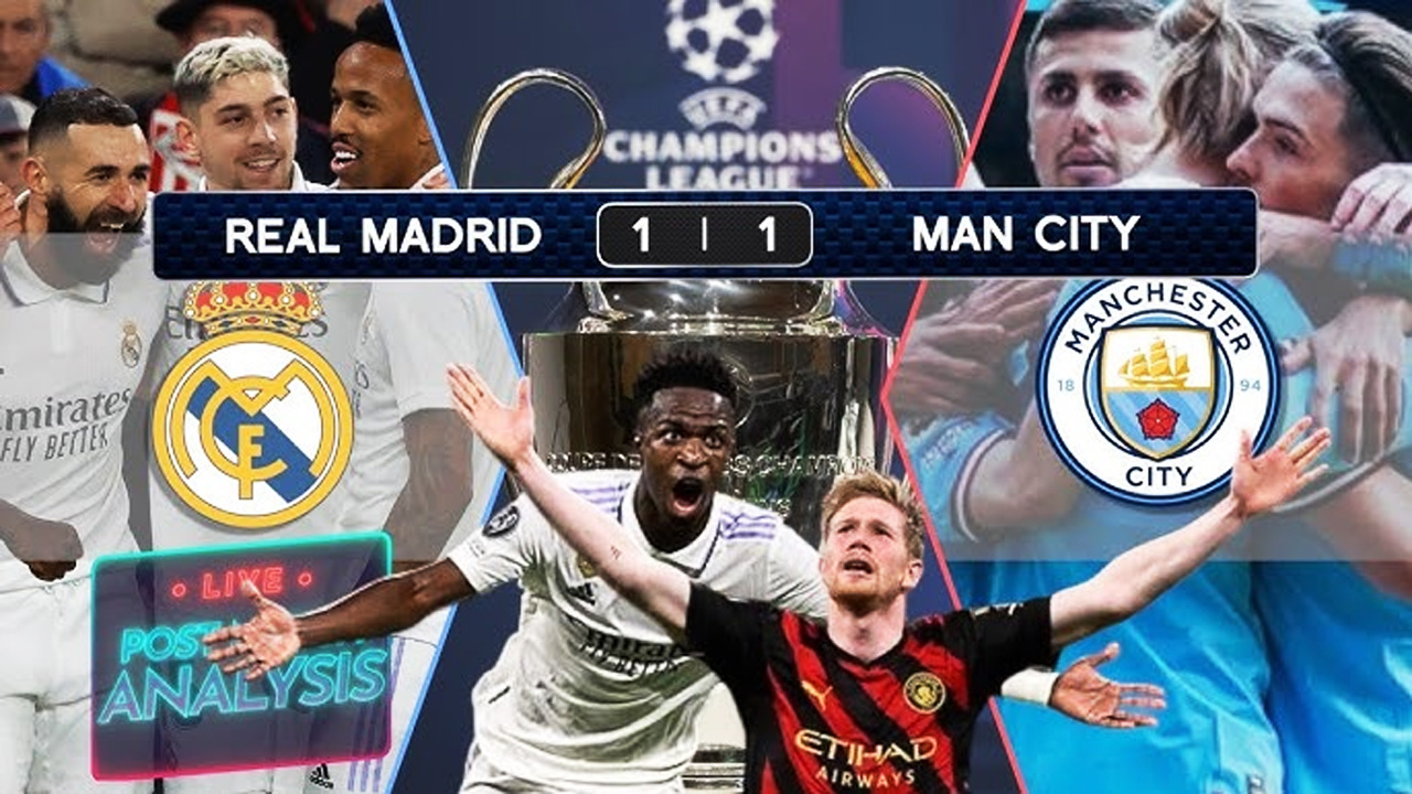Hasil Real Madrid vs Manchester City: Skor 1-1, Benzema Kecewa Berat