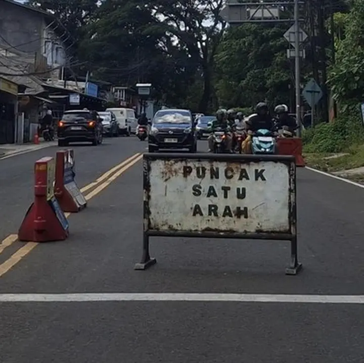 Rekayasa One Way Puncak Bogor Diberlakukan, Arus Kendaraan Arah Jakarta Meningkat Signifikan