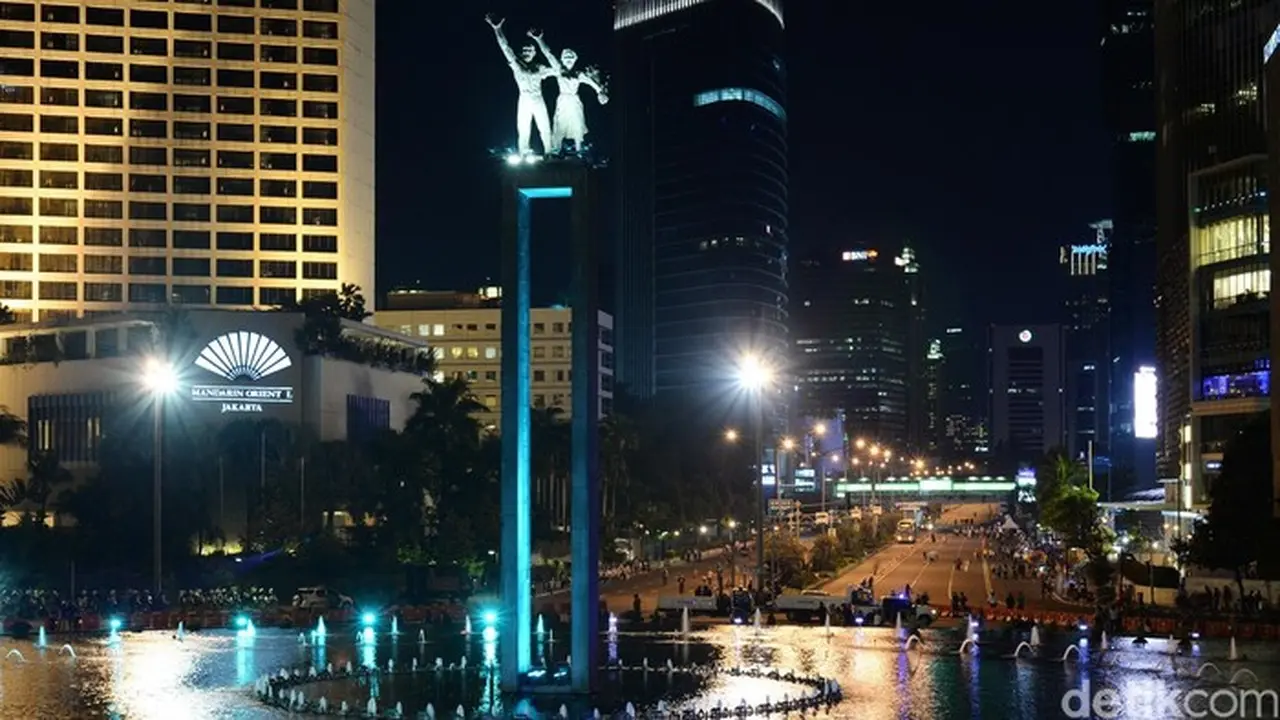 Ilustrasi Car Free Night Jakarta. (ari Saputra/detikcom)