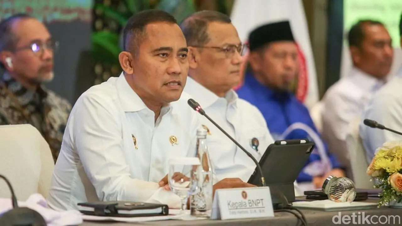 Kepala Badan Nasional Penanggulangan Terorisme (bnpt) Eddy Hartono (andhika Prasetia/detikfoto)