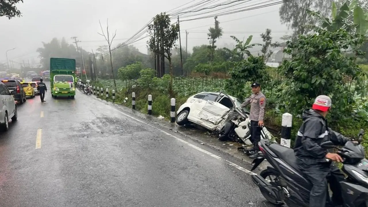 Kecelakaan Di Wonosobo (foto: Dok. Humas Polres Wonosobo)
