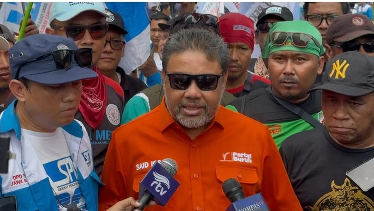 Foto: Presiden Kspi Said Iqbal (rizky/detikcom)