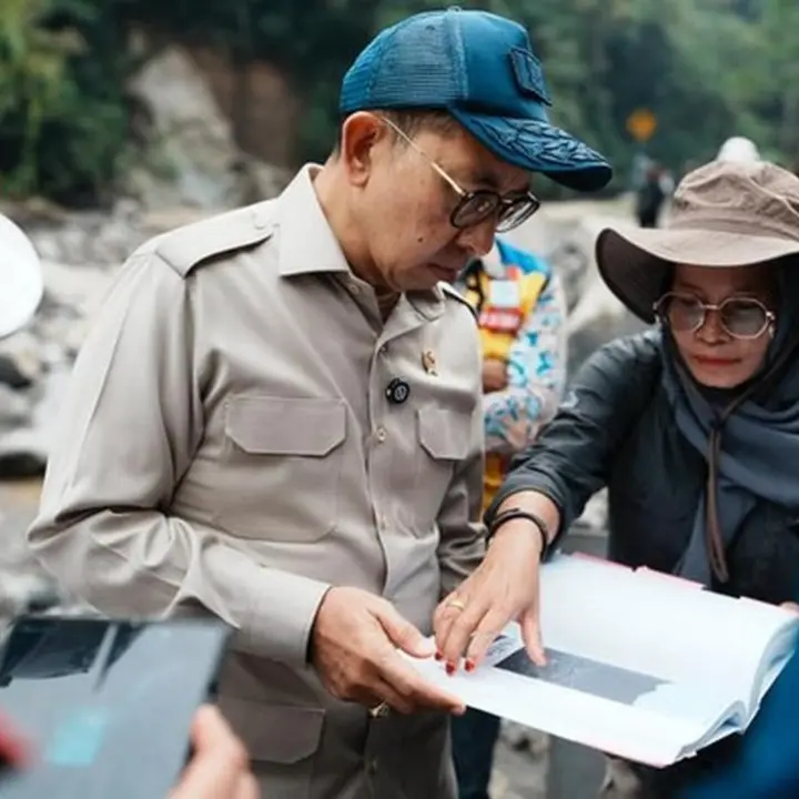 Menteri Kebudayaan Tinjau Situs Warisan Dunia Ombilin Sawahlunto yang Rusak Akibat Bencana