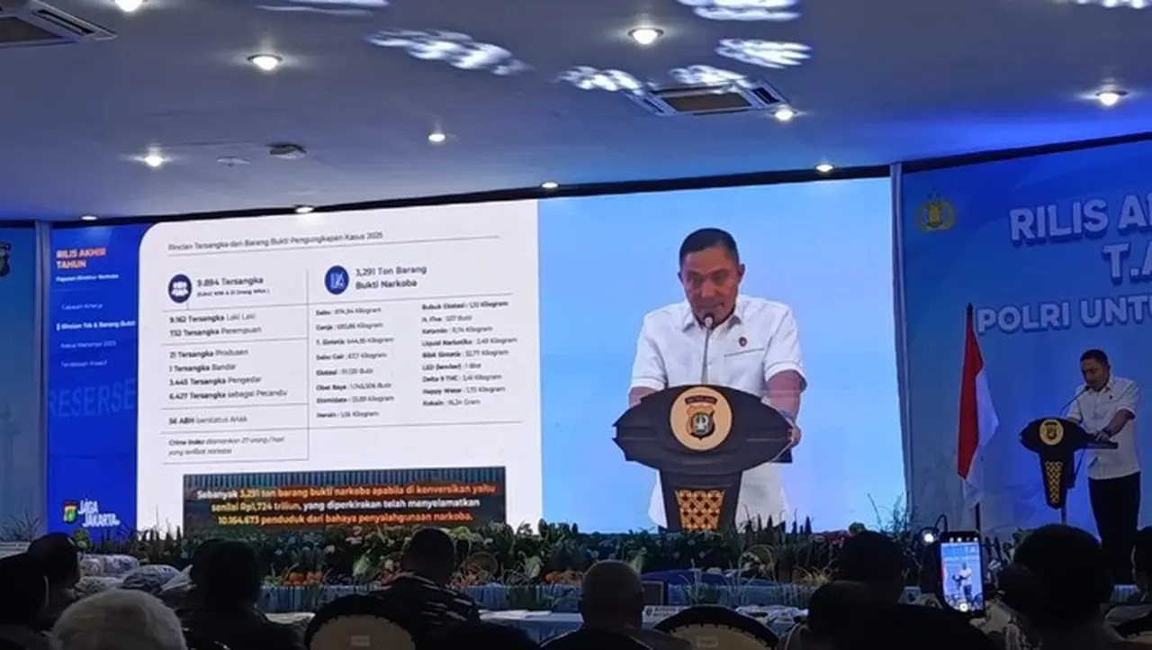 Dirnarkoba Polda Metro Jaya Kombes Ahmad David. (wildan Noviansah/detikcom)