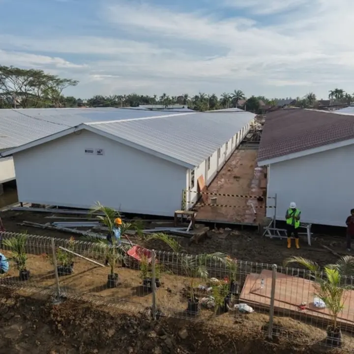 Waskita Karya Kejar Target 80 Huntara di Aceh Tamiang dalam 6 Hari Pascabencana