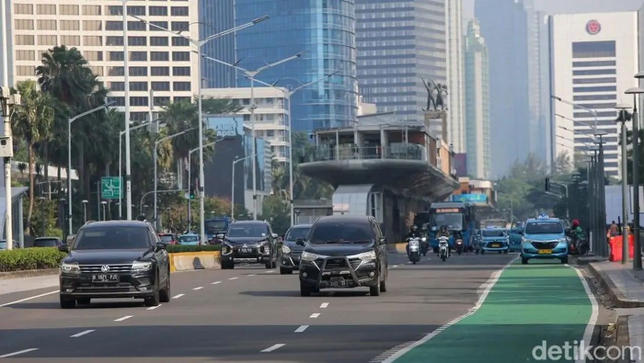 Jalanan Jakarta (foto: Grandyos Zafna/detikcom)