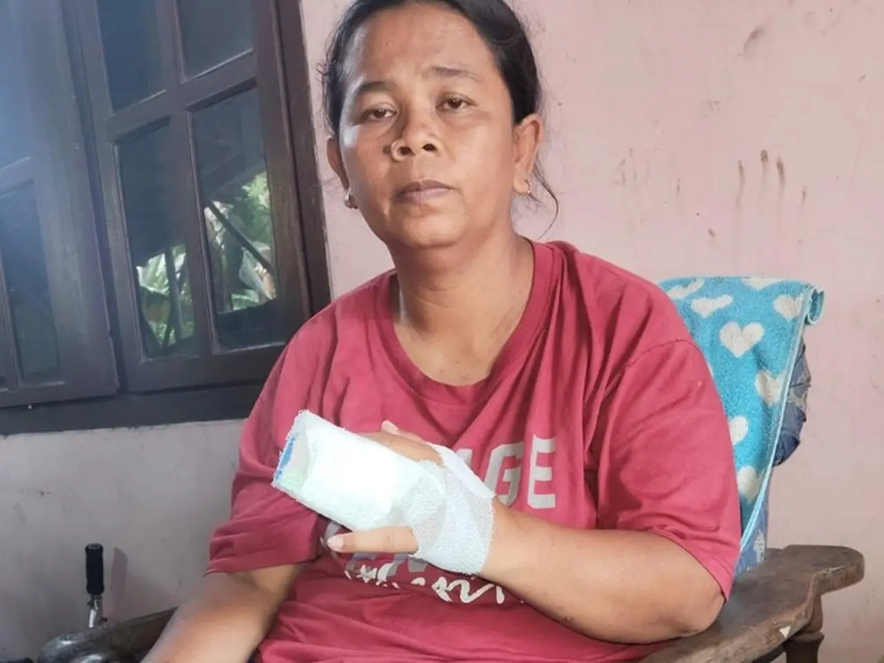 Wanita Di Gresik Korban Penganiayaan Penagih Utang Bank Plecit. (dok. Istimewa)