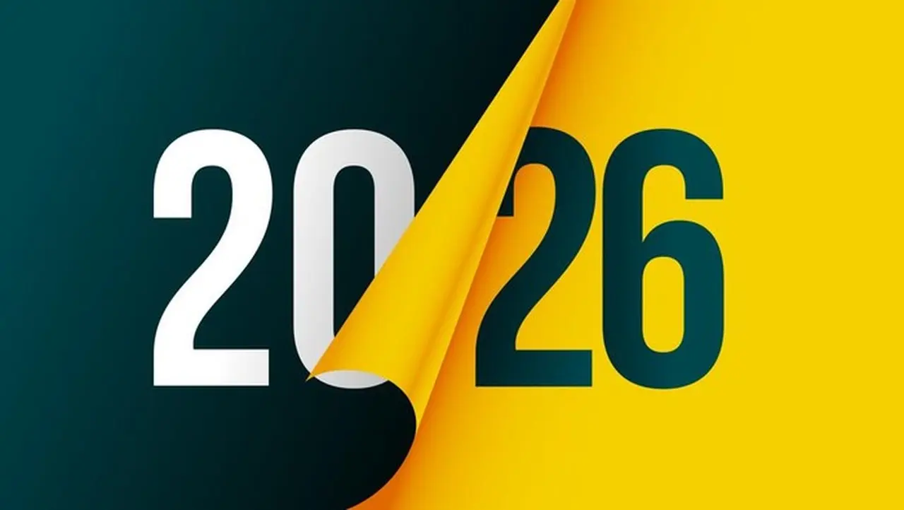 Ilustrasi Tahun Baru 2026 (foto: Starline/freepik)