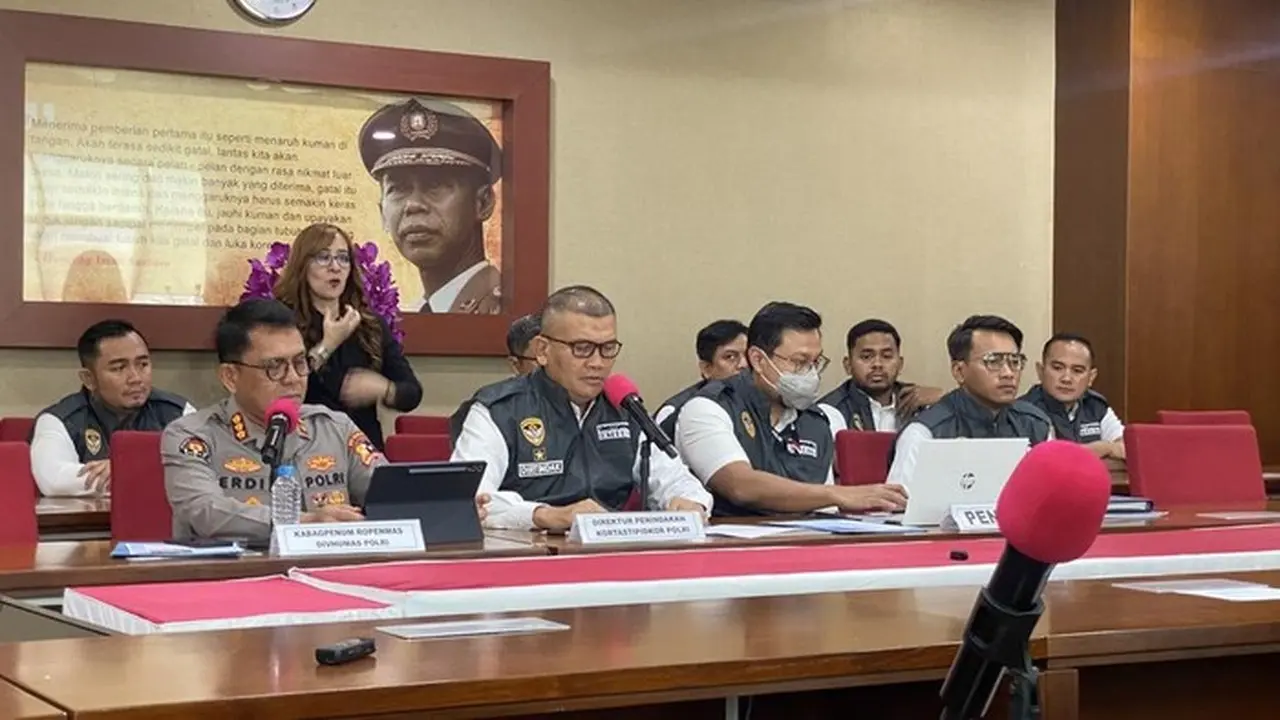 Konferensi Pers Kortas Tipikor Polri (devi/detikcom)