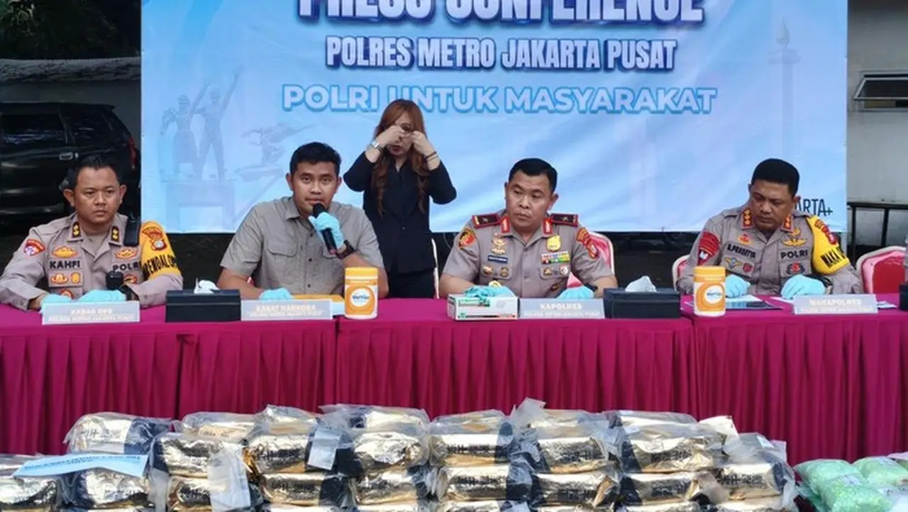 Konferensi Pers Polres Jakpus (kurniawan/detikcom)