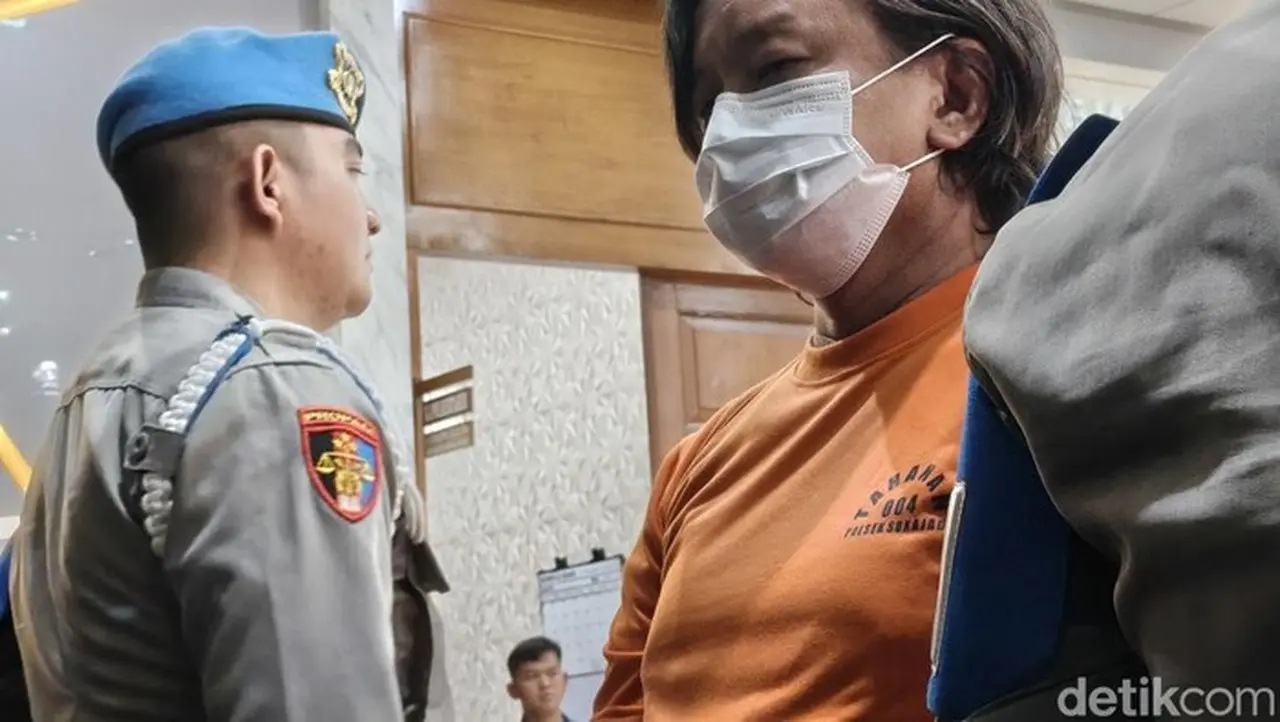 Tersangka Penembakan Lansia Di Sekitar Kawasan Asrama Polisi, Sukajadi, Kota Bandung. (rifat Alhamidi/detikjabar)