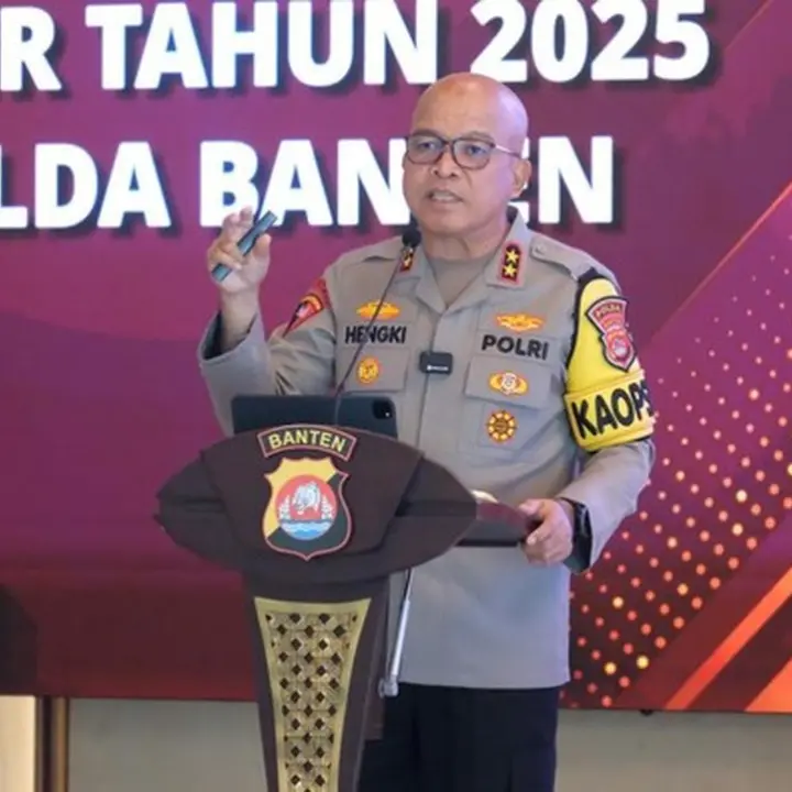 Kapolda Banten: Kejahatan Resahkan Masyarakat Turun 2 Persen di 2025, Transnasional Naik