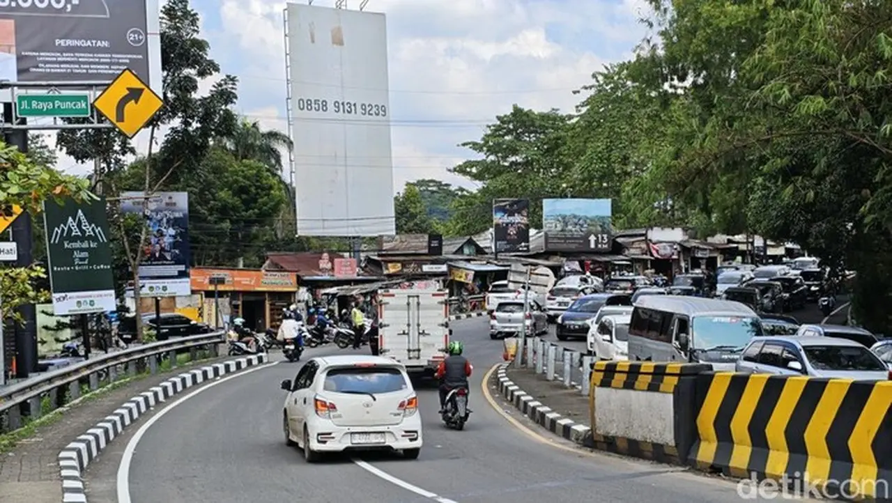 Ilustrasi Jalan Raya Puncak, Bogor. (foto: Andry Haryanto/detikcom)