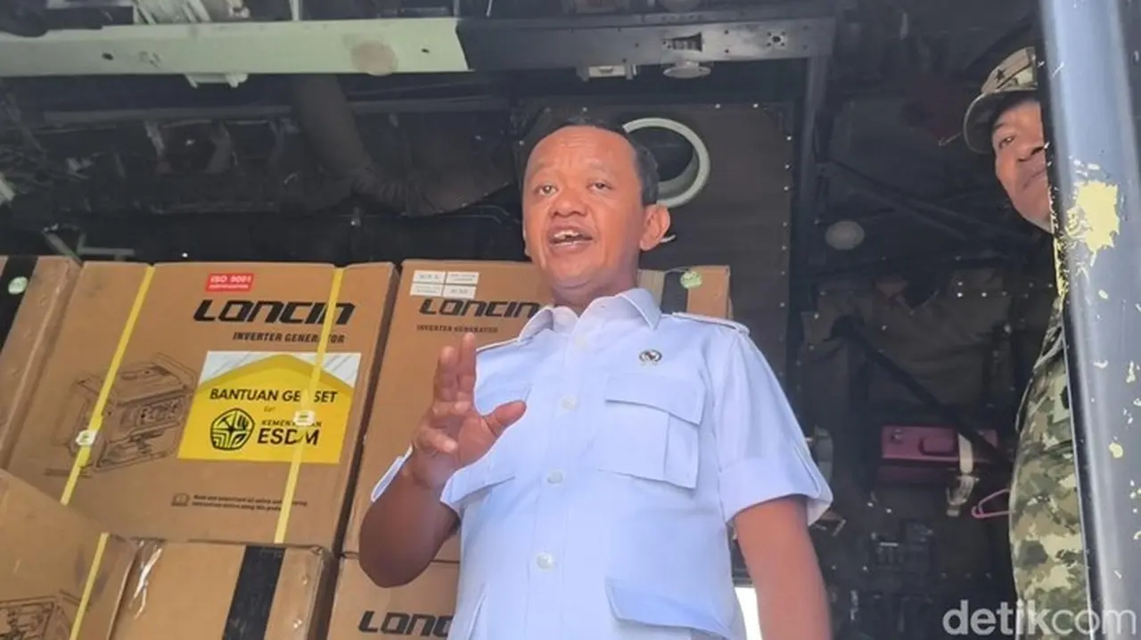 Menteri Esdm Bahlil Lahadalia. (kurniawan/detikcom)