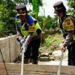 Polda Jateng Bangun Jembatan di Sragen, Permudah Akses Warga ke Sekolah dan Aktivitas Ekonomi