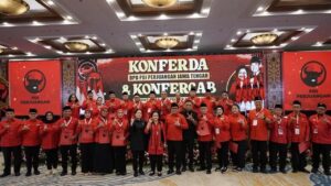 Megawati Pimpin Konferda PDIP Jateng, Dolfie OFP Jabat Ketua, Pinka Haprani Jadi Wakil Ketua