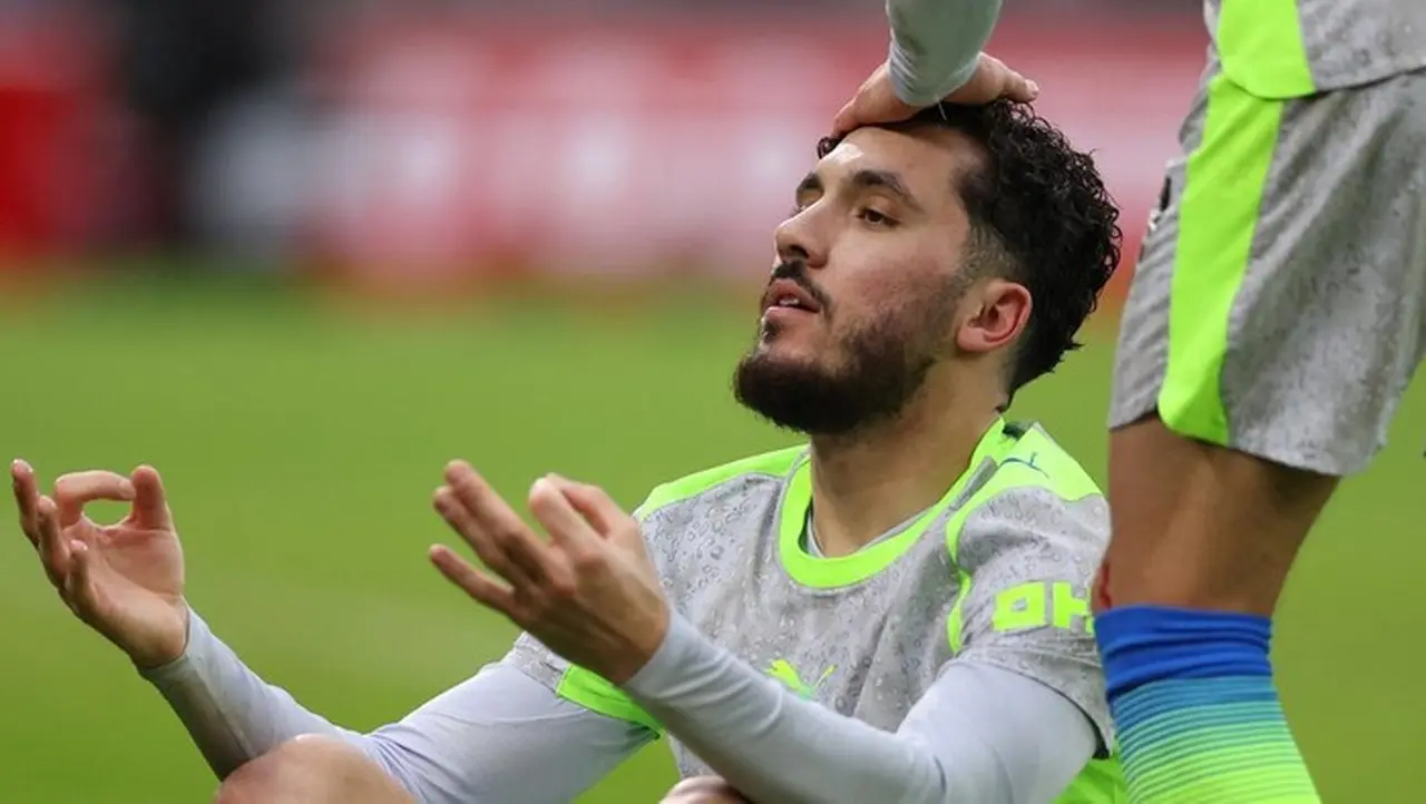 Rayan Cherki Lagi Panas Panasnya Untuk Manchester City. (reuters/chris Radburn)