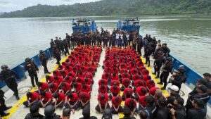 130 Napi ‘High Risk’ Kembali Dipindah ke Nusakambangan untuk Perkuat Keamanan Lapas