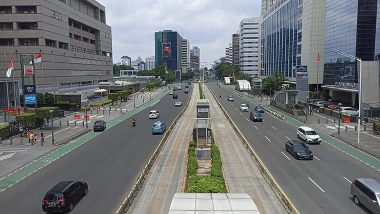Foto: Jalan Sudirman Thamrin (tiara/detikcom)