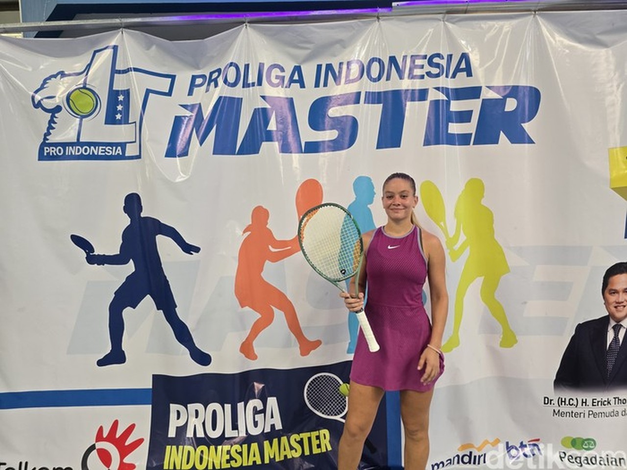Atlet Tenis Rusia Arina Varaksina Buka Peluang Dinaturalisasi untuk Bela Indonesia