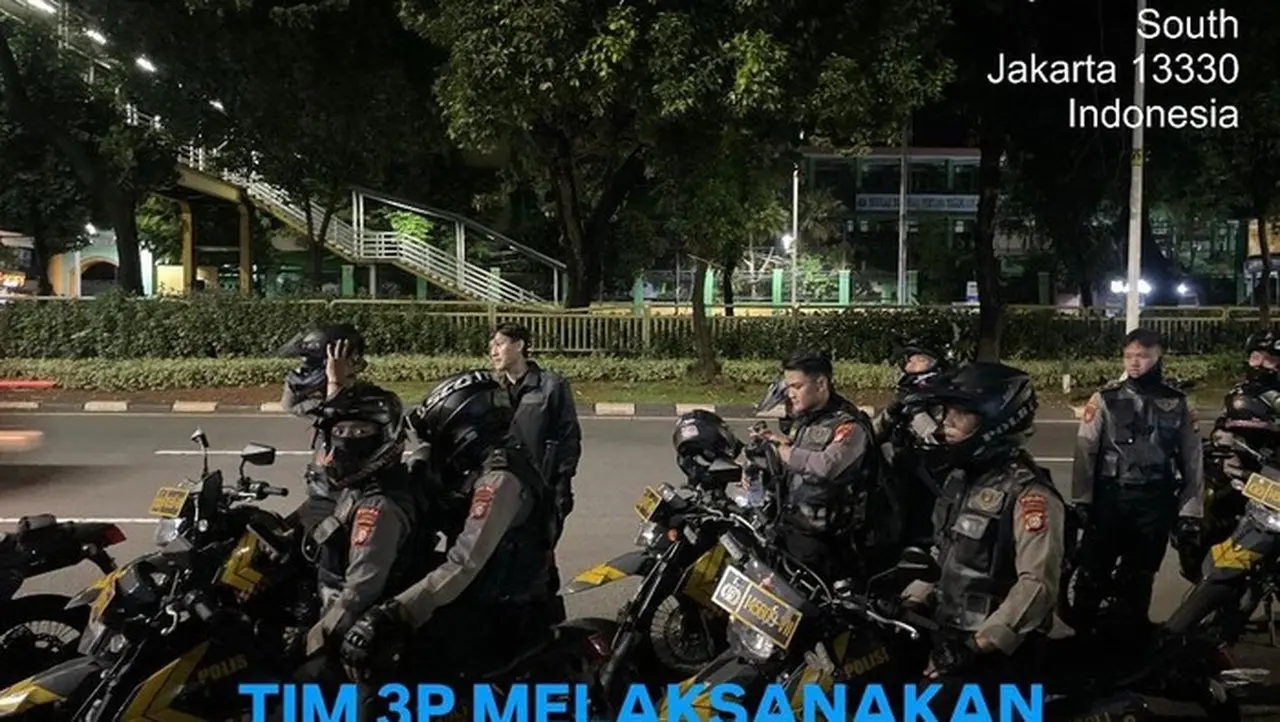 Foto: Polisi Patroli Di Jaktim (dok Istimewa)