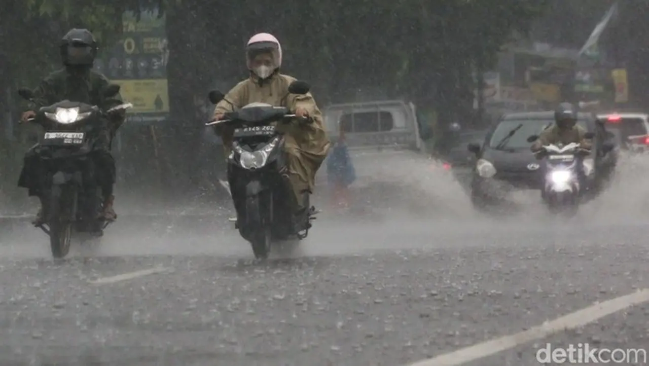 Foto Ilustrasi Cuaca Ekstrem: (andhika Prasetia/detikcom)