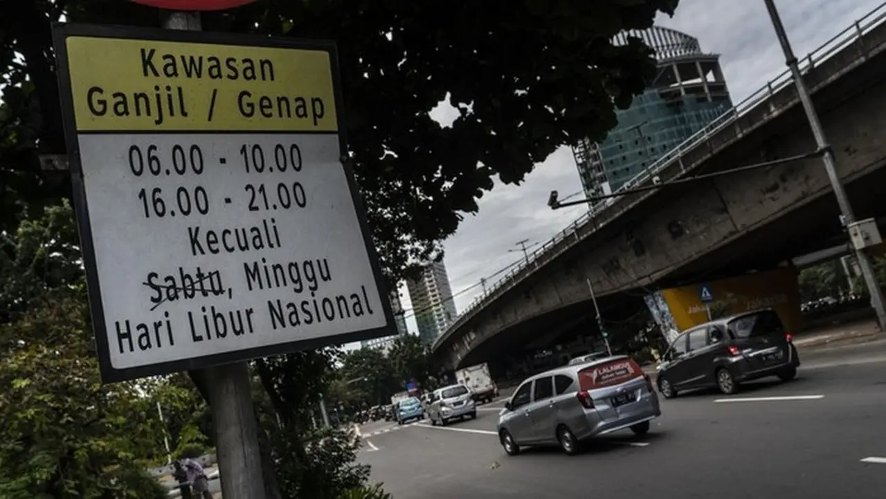 Ganjil Genap Jakarta (foto: Antara Foto/aprillio Akbar)