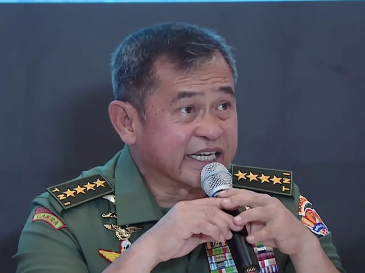 Ksad Jenderal Maruli Simanjuntak (foto: Dok Youtube Setpres)