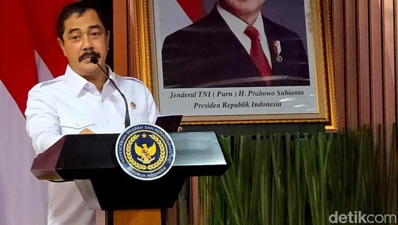 Menteri Imipas Agus Andrianto (audrey/detikcom)