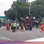 Demo Buruh Tolak UMP Jakarta Bubar, Arus Lalu Lintas Medan Merdeka Selatan Kembali Normal
