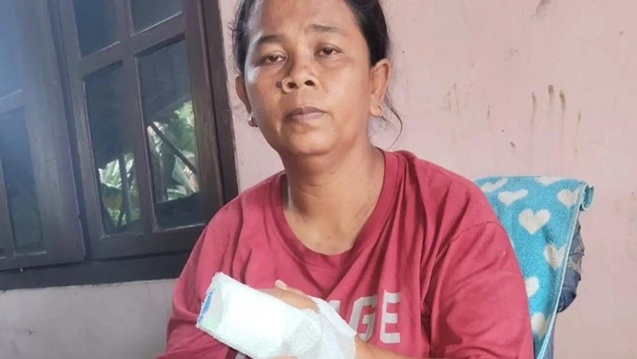 Wanita Di Gresik Korban Penganiayaan Penagih Utang Bank Plecit. (dok. Istimewa)