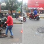 Jalan Berlubang di Tangsel Sebabkan Pengendara Jatuh, Polisi Koordinasi Cepat dengan Pemkot
