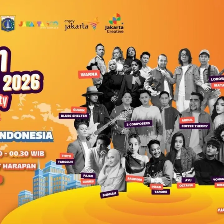 Warna dan Gugun Blues Shelter Meriahkan Malam Tahun Baru di Jakarta Music Festival 2025