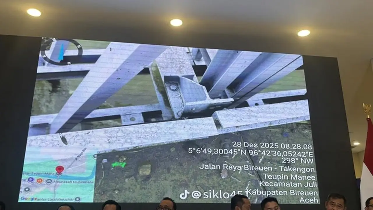 Foto: Baut Jembatan Bailey Di Aceh Diduga Dicuri (firda/detikcom)