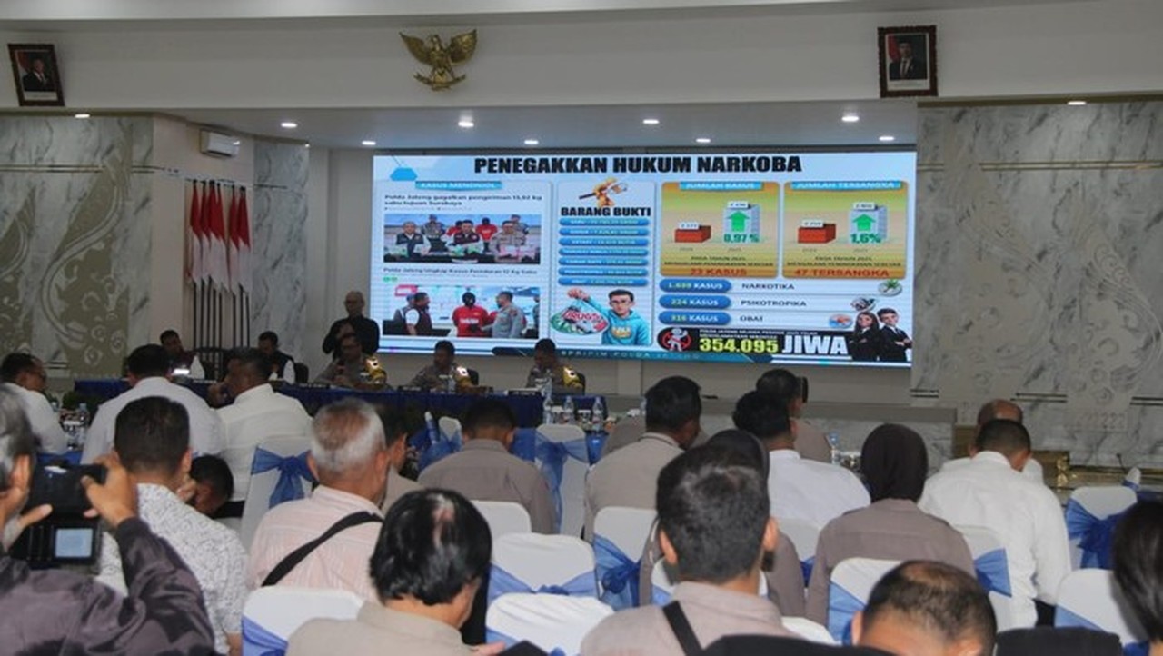 Polda Jateng Ungkap Penurunan Kriminalitas dan Gangguan Kamtibmas Sepanjang 2025 Polda Jateng Ungkap Penurunan Kriminalitas dan Gangguan Kamtibmas Sepanjang 2025