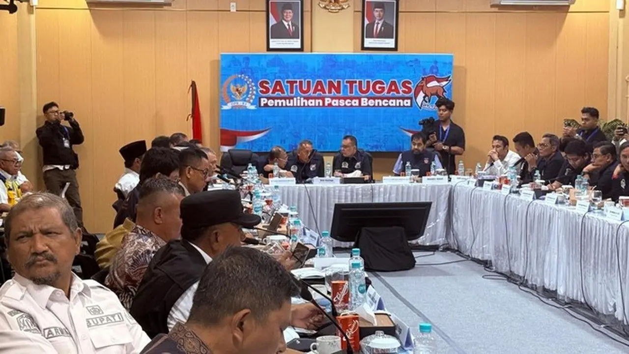 Foto: Rapat Koordinasi Pascabencana Di Aceh (gibran/detikcom)