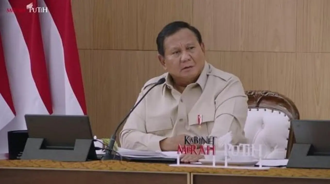Presiden Prabowo Subianto. (dok Youtube Setpres).