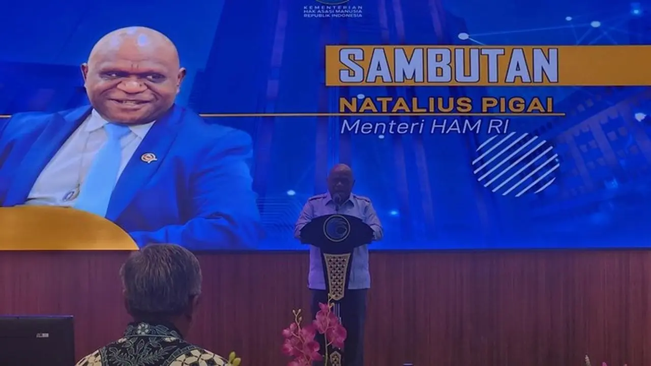Menteri Ham Natalius Pigai (adrial/detikcom)