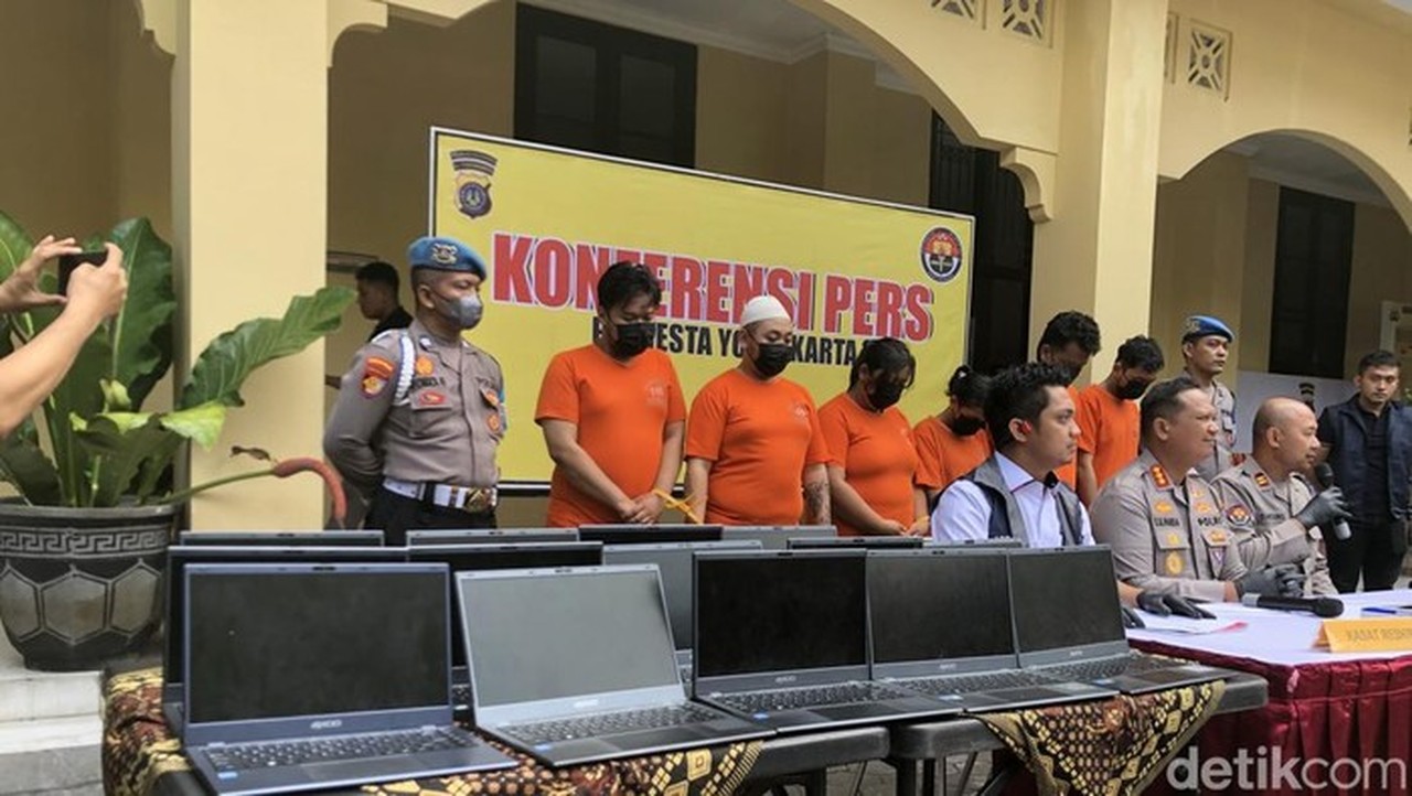 Kantor ‘Love Scam’ Jaringan Internasional Dibongkar di Sleman, 6 Petinggi Jadi Tersangka