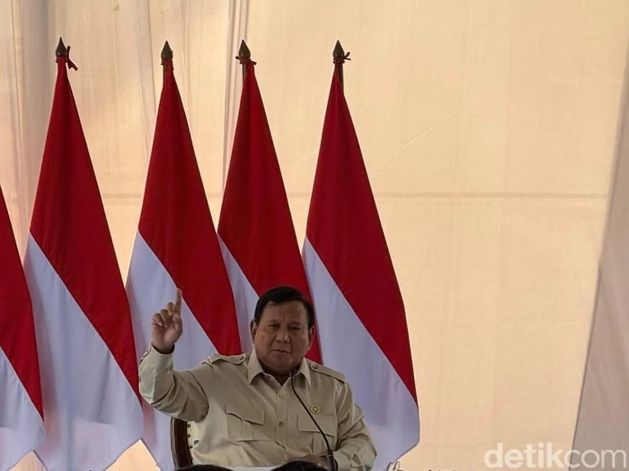Presiden Prabowo Subianto (eva Safitri/detikcom)