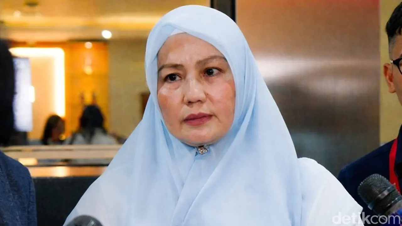 Foto: Wagub Babel Hellyana Saat Di Bareskrim Polri (andhika Prasetia/detikfoto)