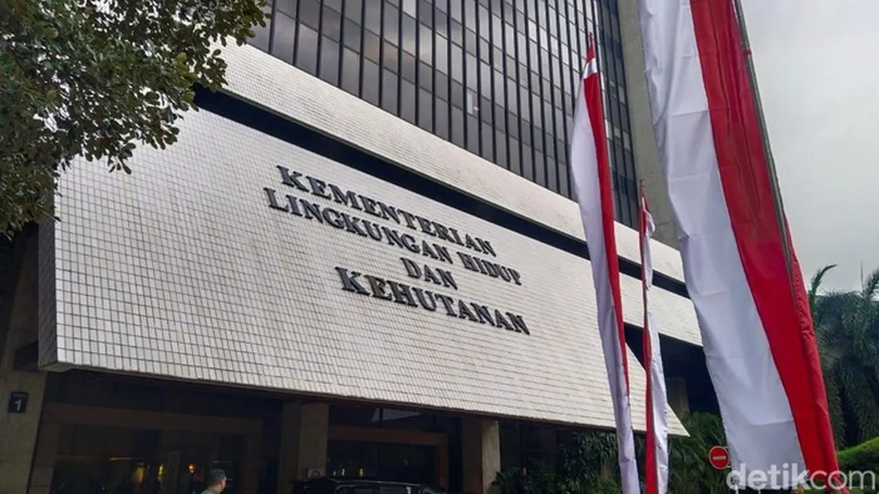 Foto: Gedung Kementerian Lingkungan Hidup Dan Kehutanan (klhk). (ammar Rezqianto/detikcom)