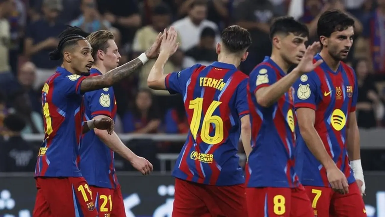 Barcelona Lolos Ke Final Piala Super Spanyol 2026 (foto: Reuters/vincent West)