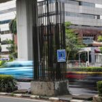 Tiang Monorel di Jl Rasuna Said Dibongkar, Penataan Jalan Ditarget Rampung September 2026
