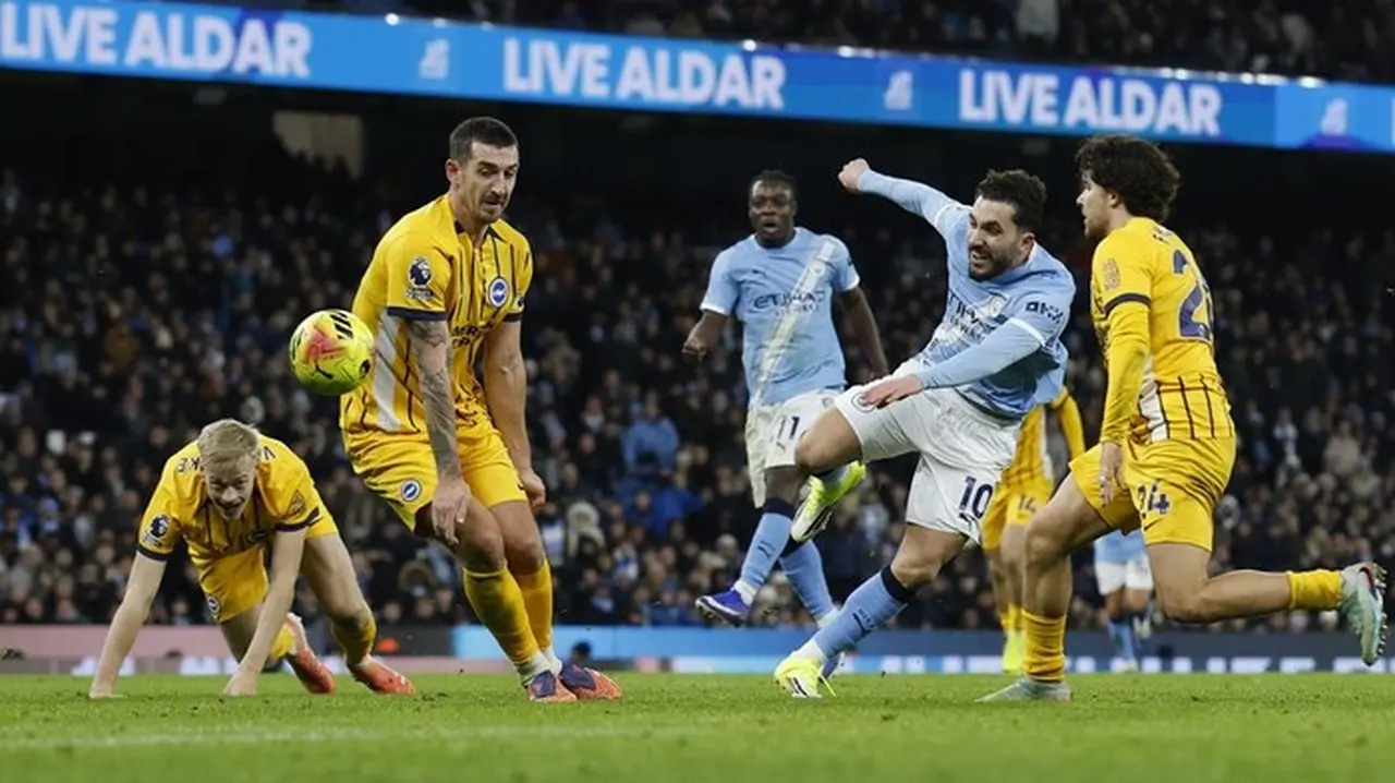 Manchester City Gagal Memangkas Jarak Dengan Arsenal Di Klasemen Liga Inggris Usai Imbang 1 1 Melawan Brighton & Hove Albion (foto: Action Images Via Reuters/jason Cairnduff)