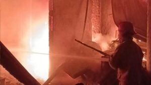 Home Industri Pengecatan Spare Part Motor di Bogor Dilalap Api, Penyebab Masih Diselidiki
