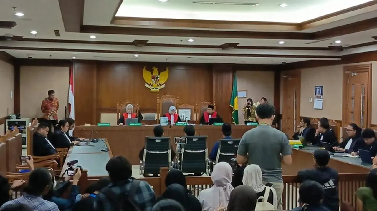 Foto: Sidang Delpedro Dkk (adrial/detikcom)