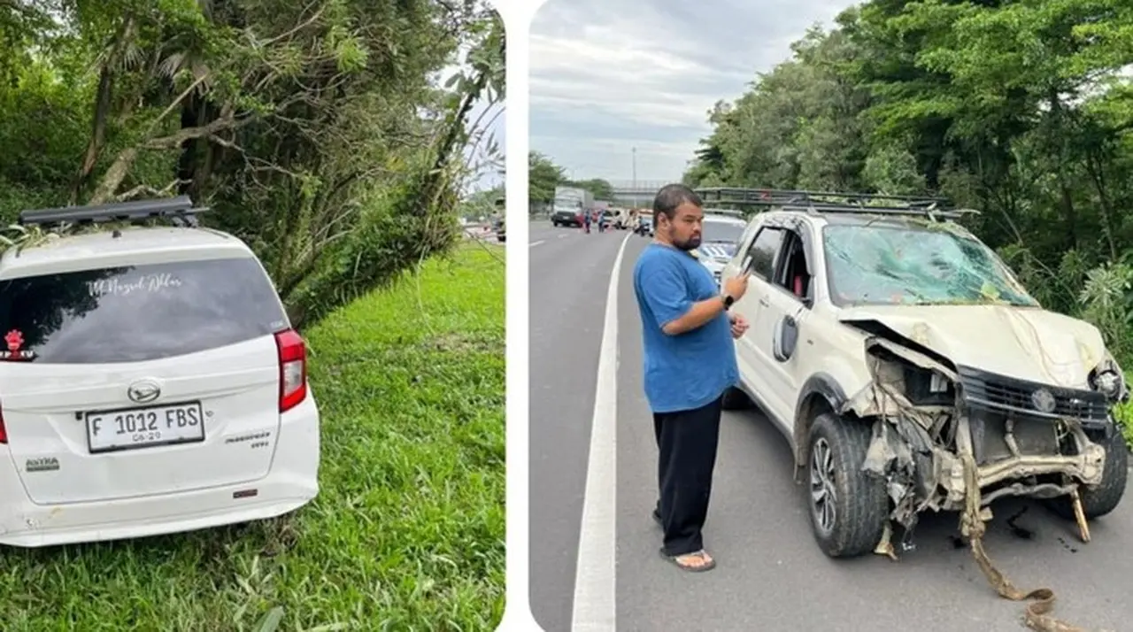 Mobil Terlibat Kecelakaan Di Jagorawi (foto: Dok. Istimewa)