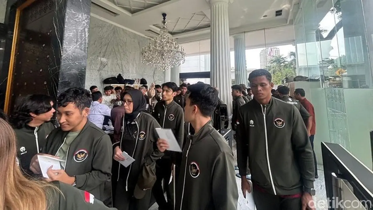 Atlet Peraih Medali Sea Games 2025 Tiba Di Istana Kepresidenan (firda Cynthia/detikcom)