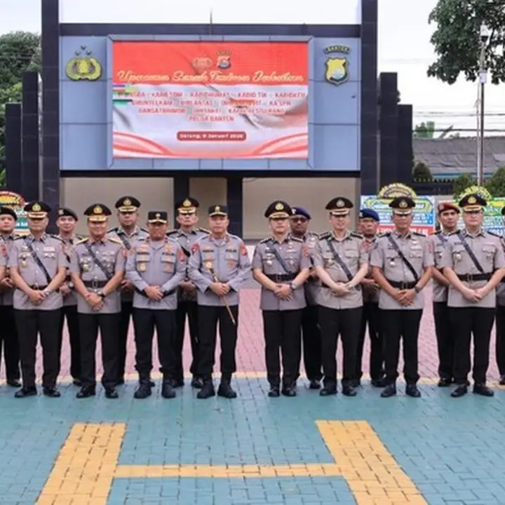 Polda Banten Lakukan Rotasi Jabatan Strategis, Kapolda Minta Pejabat Baru Segera Berinovasi